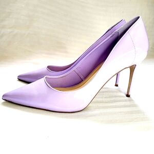 Jessica Simpson Womens Setria Patent Slip-On Pumps 10M